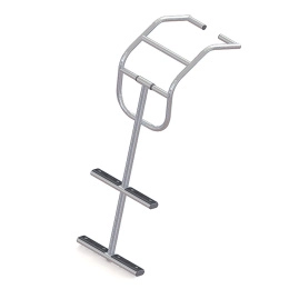 Трап дайверский ТМ 810х340 мм для надувных лодок серые ступени (040115GT, 10269449)